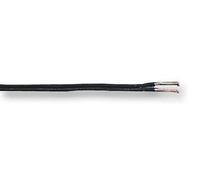 PRO POWER 7-Strand Figure-8 Speaker Cable, Black, 100m Reel | PVC Insulated Copper Wire with Polarity Markings - PPW01039