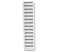 Pro Power 7827311 Nylon Cloth QA Inspected Label, 16mm x 38mm, Black, Pack of 350