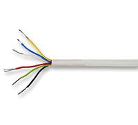 PRO POWER ALARM CABLE 6 CORE WHITE 100M PP6C