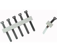 PRO POWER Aluminium Cable Buckle Clips | Large Self-Adhesive Cable Holders for Secure Mounting | 250 Pack - A-ACC06