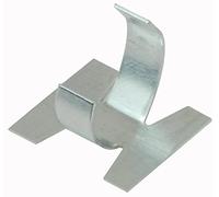 PRO POWER Aluminium Self-Adhesive Cable Clips, Large - 250 Pack, Strong Foam Backing, Metallic Finish - A-ACC02