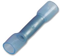 PRO POWER Blue Heat Shrink Butt Splice Connectors - 100 Pack, 11AWG, 16A, PP01792