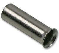PRO POWER Bootlace Ferrules, Uninsulated, 2.5mm² / 14AWG - Pack of 100 | Tin-Plated Copper, Crimp or Solder | PP01866