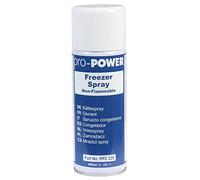 PRO POWER CHEMICALS Freezer Spray - Non-Flammable, 400ml Aerosol, Rapid Cooling for Electronics, Fault Detection & Heat Protection - PPC239
