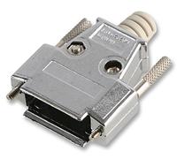 PRO POWER D-Sub Hood 15 Way Diecast Screw, 180° Cable Exit - PP01851