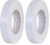 PRO POWER Double Sided Tape 25mm x 50m White (Pack of 2)