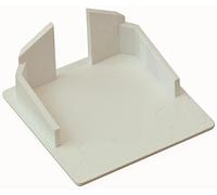 PRO POWER End Cap - 50mm x 50mm, White, 10 Pack | Cable Trunking End Covers for PRO POWER Trunking Systems (CT30/EC)