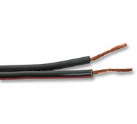 PRO POWER Figure-8 2-Core Speaker Cable, Red/Black, 0.75mm², 100m Reel | Flexible PVC Jacket, OFC Copper - PP0019
