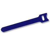 PRO POWER Hook & Loop Cable Ties 135mm x 12mm, Blue, Reusable 10-Pack | Adjustable Nylon Straps for Cable Management - PP01147