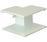 PRO POWER Inside Angle 50mm x 50mm White Cable Trunking Accessory - 90° Internal Angle - CT30/IA