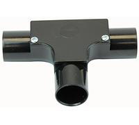 PRO POWER Inspection Tee 25mm Black - IT25 BLACK - Conduit Accessory
