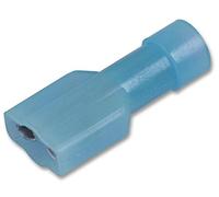 PRO POWER Nylon Disconnector Crimp Terminal - Blue 16A Female, 100 Pack