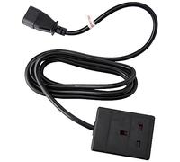 Pro Power PEL01255 IEC C14 Plug to 13A UK Socket Power Lead, 2 m, Black