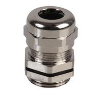 PRO POWER PG11 Brass Nickel Plated Cable Gland - Waterproof & Dustproof, 6-10mm, IP68 - PP002694