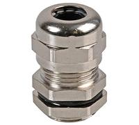 PRO POWER PG7 Brass Nickel Plated Cable Gland - 4-7mm Diameter, IP68 Waterproof & Dustproof, Individual - PP002692