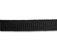 PRO POWER Polyester Expandable Braided Sleeving - 25mm x 25m, Black, Flexible Cable Protection - 3223206