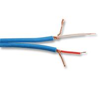 Pro Power PP0027 Figure-8 2-Core Screened Audio Cable, Blue, 100 m Reel