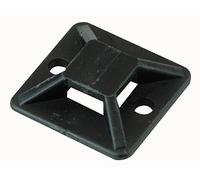PRO POWER PP01004 Cable Tie Base, Black, 19x19mm, Pack of 100