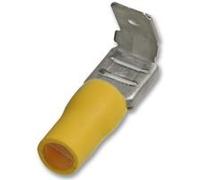 PRO POWER PP01741 Piggy Back Crimp Terminals Yellow 24A 6.3mm, 100 Pack