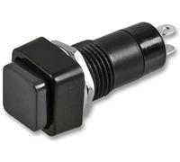 Pro Power PPW01064 Switch, Square Pushbutton, Momentary, Black