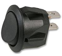 Pro Power PPW01078 Switch, Round Rocker, SPST, Black