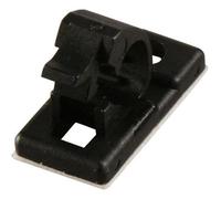 Pro Power - Releasable Cable Clip, Self Adhesive, 5.5mm, Black, X100