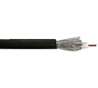 Pro Power RG6UCCABLK50MFF RG6U Coaxial Cable, Black, 50m