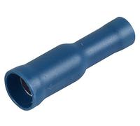 Pro Power STFRD2-195 Female Bullet Crimp Terminal, Blue, 16A, Pack of 100