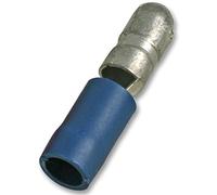 Pro Power STMPD2-195 Male Bullet Crimp Terminal, Blue, 16A, Pack of 100
