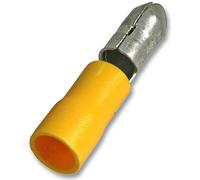 Pro Power STMPD5-195 Male Bullet Crimp Terminal, Yellow, 20A, Pack of 100
