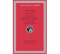 Pro Quinctio. Pro Roscio Amerino. Pro Roscio Comoedo. Pro Tullio. De Lege Agraria (Loeb Classical Library): 6