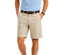 Pro-Quip Mens Golf Shorts: Technical, Performance, Comfort, Stylish Shorts for Work, Golf, Casual, Travel (UK, Waist, 38, Regular, Regular, Stone)