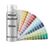 Pro Range 7-610 Gloss Code: RAL 9006 White aluminium x1 400ml Aerosol Paint Mixed to RAL or BS [Bristish Standard] Colour Codes