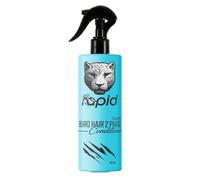 Pro Rapid Crystal Veil Beard & Hair 2 Phase Conditioner 400ml - Leave-In Spray with Keratin - Hydrating Detangler for Men