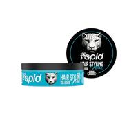 PRO RAPID Hair Styling Wax Shark Bay 150ml - High Shine Look, Ultra Strong Hold, Edge Control, Bubble Gum Scent, Professional Hair Wax for Men