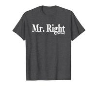 Pro Republican Anti Liberal T-Shirt Mr. Right Wing Funny Tee T-Shirt, Men, Dark Heather Grey, 6X-Large