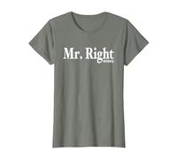 Pro Republican Anti Liberal T-Shirt Mr. Right Wing Funny Tee T-Shirt, Women, Olive Heather, Large