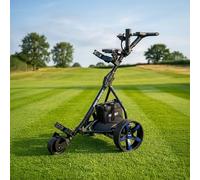 Pro Rider Electric Golf Trolley With 9 Speed Settings, Auto Distance Function, Powerful 200W Motor, Extra Grip Wheels, Easy To Assemble Complete with £130 Worth Of Accessories 18 AND 36 Hole Models
