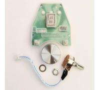 , Pro Rider Golf Trolley Speed Control PCB Kit for 'T2' & 'D3' Shaped Handles + Silver Knob