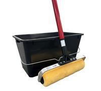 Pro Roller Kit, Contains 15L Bucket, Adjustable Pole, Frame & 12 Inch Long Pile Sleeve - For Diy Decorating, Painting & More