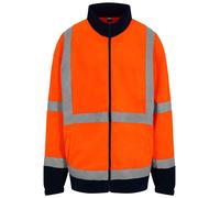 Pro RTX High Visibility Hi Viz YELLOW or ORANGE Fleece Jacket S-5XL