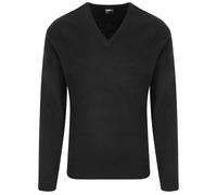 PRO RTX Men's Acrylic V Neck Sweatshirt in Black | Size: Medium PRO RTX Black M