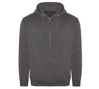PRO RTX Mens Full Zip Hoodie (XXL) (Charcoal)