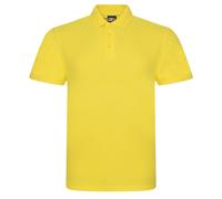 PRO RTX Men's Pro Polo Shirt in Yellow | Size: Medium PRO RTX Yellow M