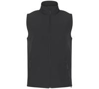 PRO RTX Mens Softshell 2 Layer Gilet (L) (Charcoal)