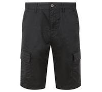 Pro RTX Pro Polycotton Multi Pocket BLACK Cargo Shorts