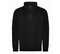 Pro RTX Quarter Half Zip Neck Sweatshirt Jumper BLUE GREY or BLACK S-4XL