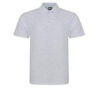 PRORTX RX101 Mens Pique Polo Shirt - Heather Grey - 4XL