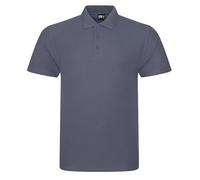 Pro RTX RX101 Mens Pique Polo Shirt - Solid Grey - M