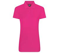 PRO RTX Womens/Ladies Polo Shirt (M) (Fuchsia)